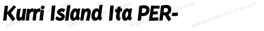 Kurri Island Ita PER字体转换